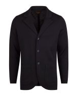 Marinblå Stickad Blazer