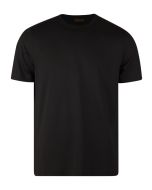 Svart bomullsjersey t-shirt