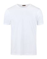 Vit bomulls t-shirt