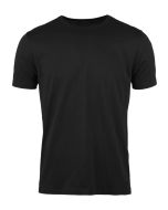 Svart Bomulls T-shirt