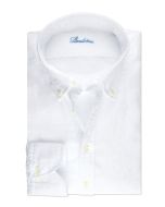 Stenströms herr Regular vit casual oxfordskjorta i 100 % twofold bomull med slitstark oxfordväv, button down krage, enkel manschett och pärlemorknappar.