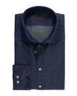 Regular Mörkblå Denimskjorta