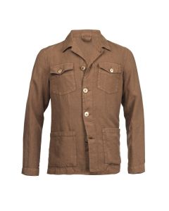 Brun Linne Overshirt