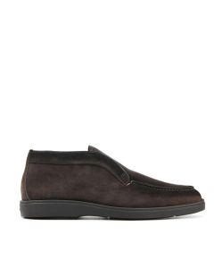 Mörkbrun Mocka High Loafers