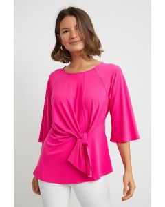 Rosa Jersey Knuten Topp
