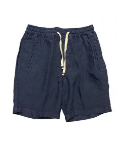 Navy Linne Dragsko Shorts