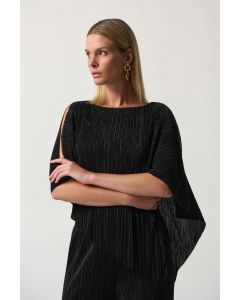 Svart Poncho Lager Topp