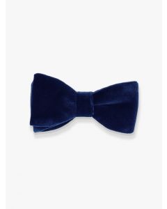 Navy Knuten Sammet Fluga