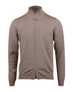 Brun Merinoull Zip Cardigan