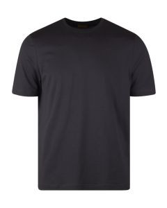 Marinblå pimabomull t-shirt