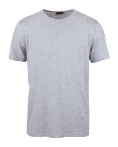 Ljusgrå melerad t-shirt