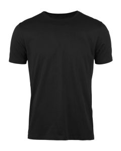 Svart Bomulls T-shirt