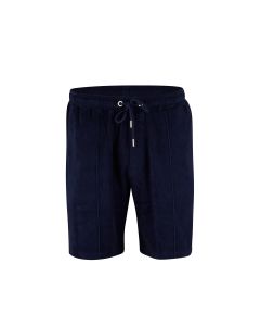 Mörkblå Frotté Shorts