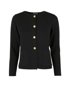 Stina Svart Merino Cardigan