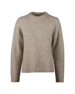 Beige tröja i alpacka/jak mixat ull.