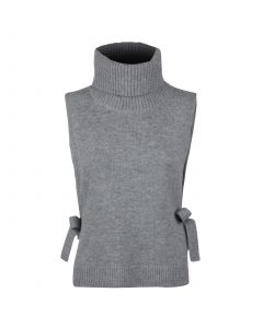 Dilara Grå Merino Bib Polo