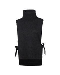 Dilara Svart Merino Bib Polo