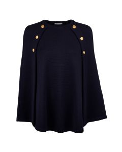 Mary Marinblå Merino Cape