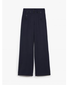 Navy Ull Gabardinbyxor