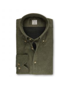 grön flanellskjorta button down krage