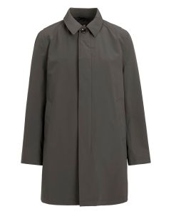 Mörkgrön Nylon Car Coat