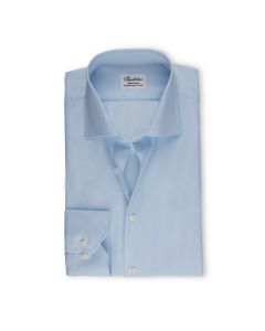 Ljusblå Smalrandig Skjorta - XL-Ärmar