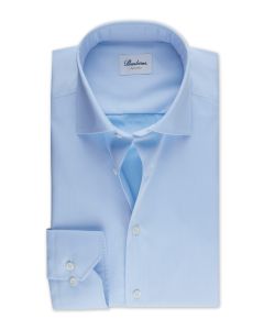 Ljusblå Twofold Cotton Skjorta