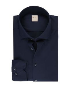 Slimline Navy Jersey Shirt