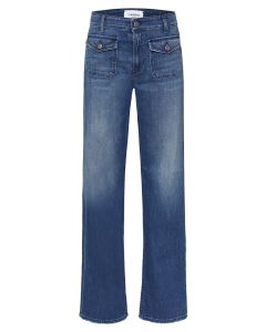 Blå Aimee Wide-leg Jeans