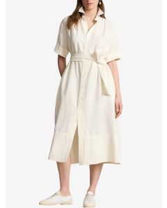 Off-white Silk Blend Klänning