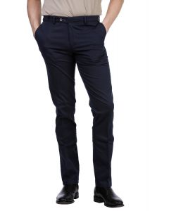 Marinblå Bomulls Chinos