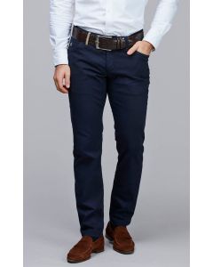 Navy Pan Oxford Byxa