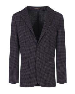 Brun Rutmönstrad Blazer