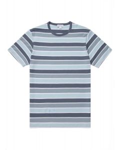 Blå Randig T-shirt