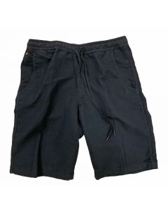 Mörkblå Linneshorts