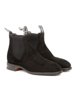 Blaxland Yearling Suede Svart Mocka